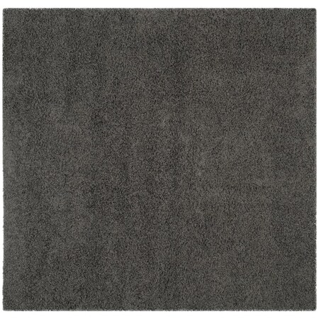 Safavieh Athens Shag Square Rug, Dark Grey - 6 ft. - 7 in. x 6 ft. - 7 in. SGA119C-7SQ
